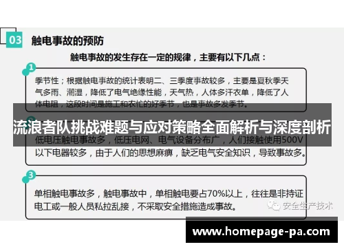 流浪者队挑战难题与应对策略全面解析与深度剖析